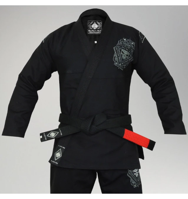 Kimono Black Ace Rage - Preto e Chumbo