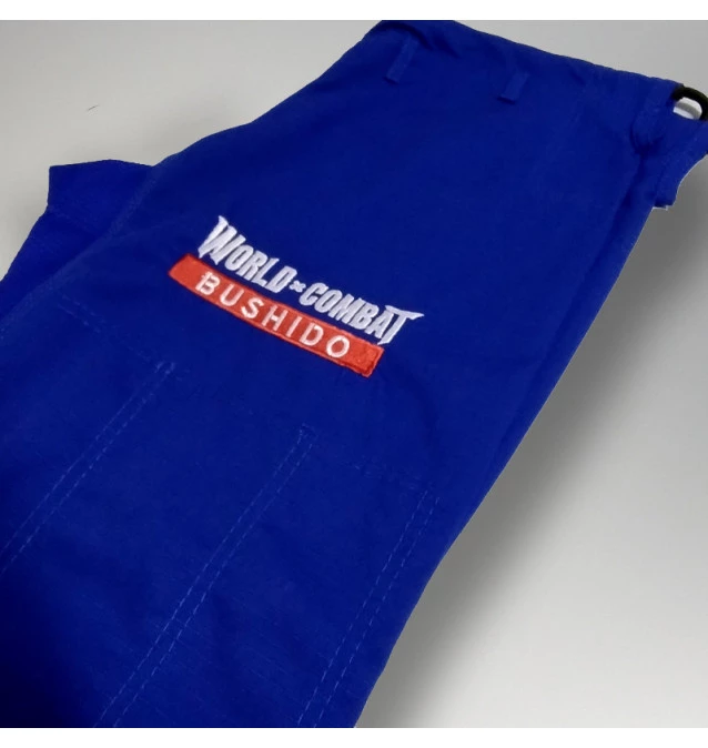 Calça Rip Stop Jiu-Jitsu Avulsa World Combat Bushido - Azul