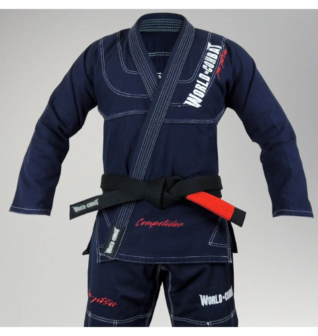 Kimono World Combat Competidor - Azul Marinho