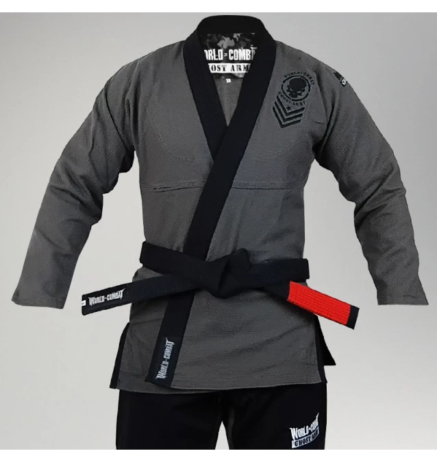 Kimono World Combat Ghost Army - Chumbo e Preto