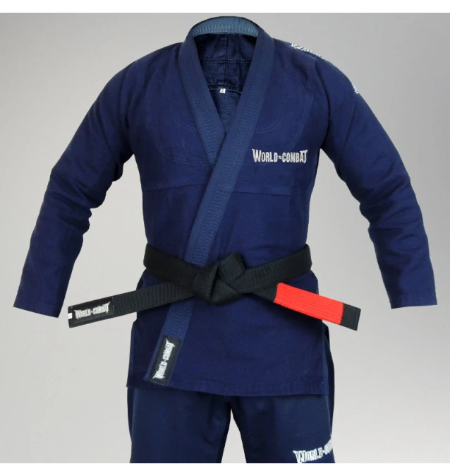 Kimono World Combat Jiu-Jitsu Shield - Azul Marinho