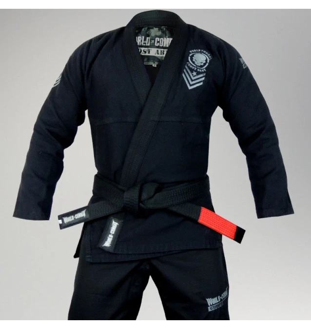 Kimono World Combat Ghost Army - Preto e Chumbo