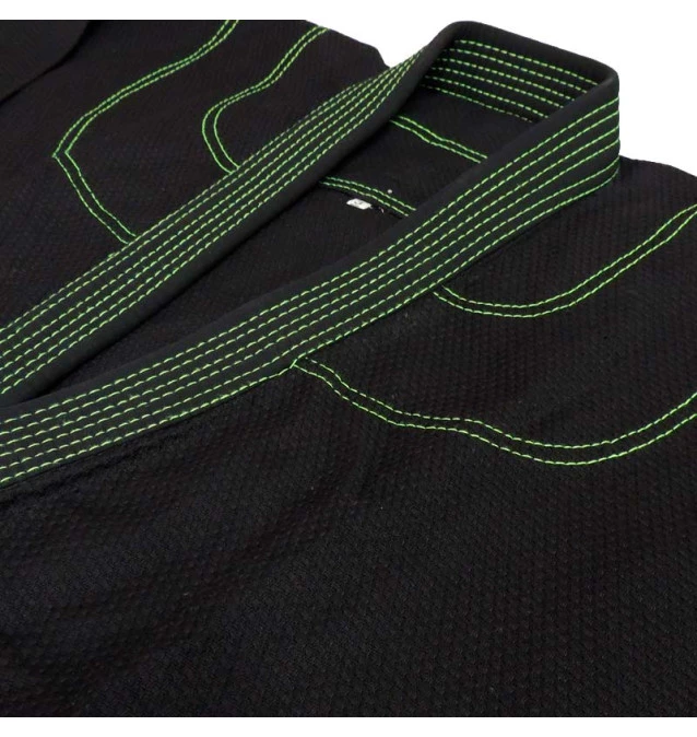 Wagui (Jaleco) Classic - Preto e Verde