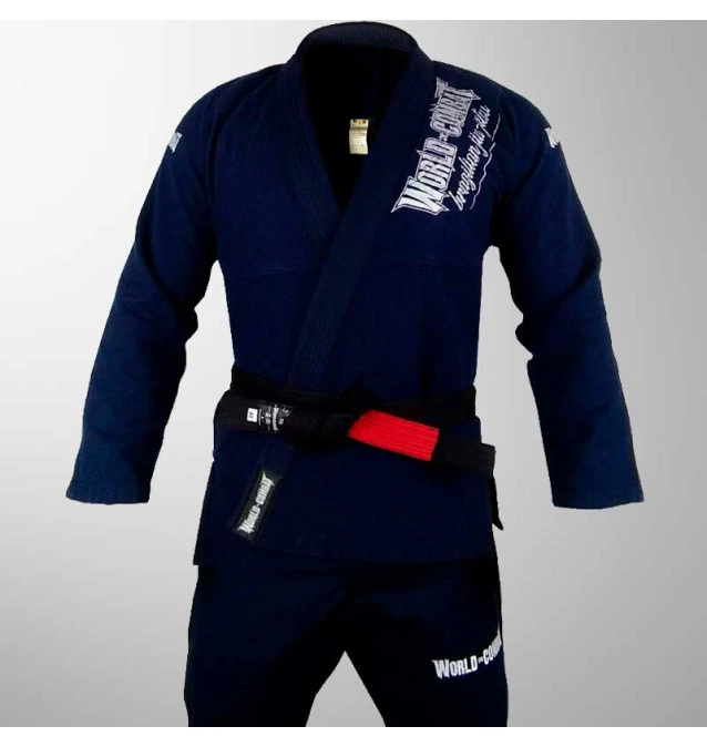 Kimono World Combat BJJ - Azul Marinho