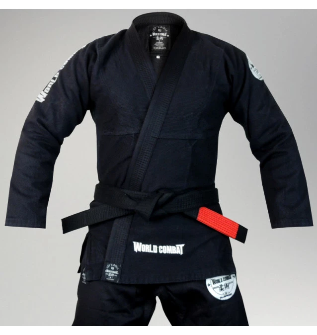 Kimono World Combat New Let's Roll - Black White