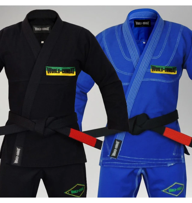 Kit: 2 Kimonos Brasil World Combat + Brinde