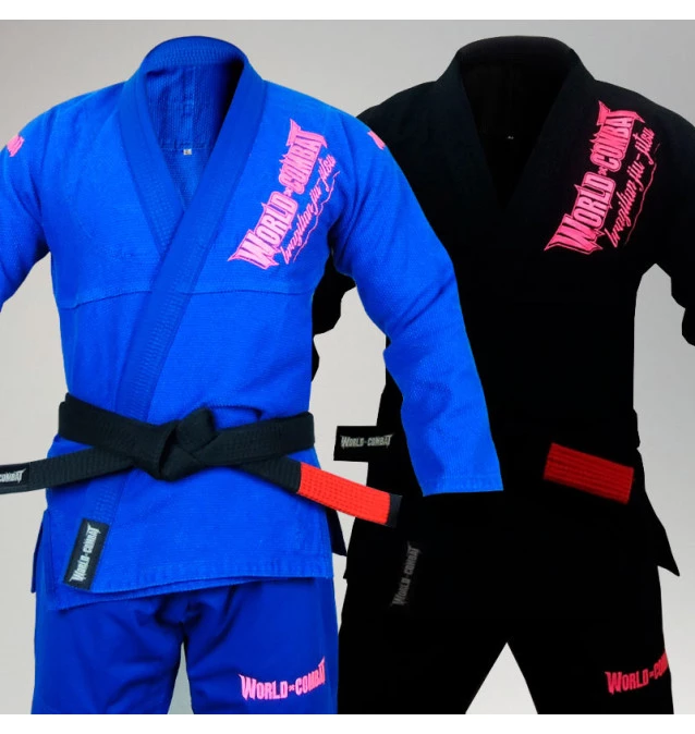 Kit: 2 Kimonos Feminino World Combat BJJ + Brinde