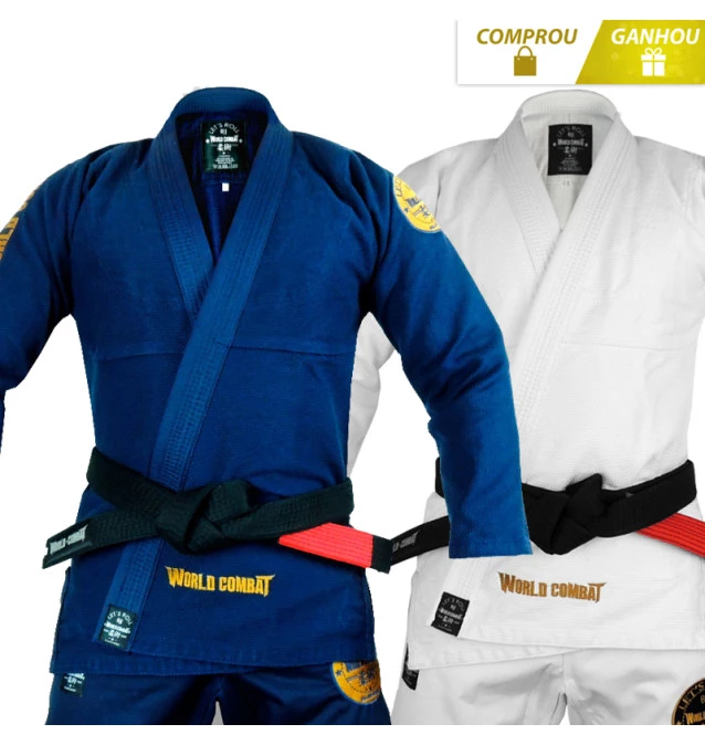 Kit: 2 Kimonos World Combat New Let's Roll + Brinde