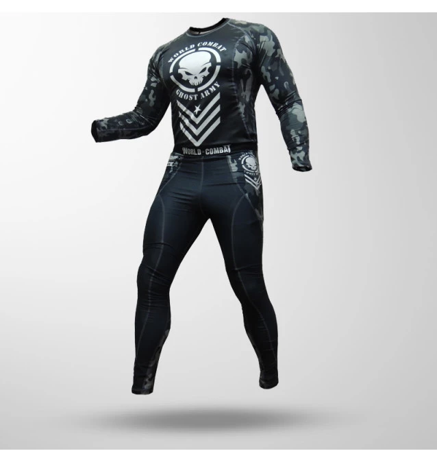 Kit Ghost Army Chumbo: Rash Guard + Calça de Compressão