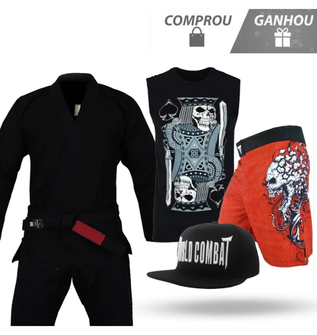 Kit: Kimono Classic + Bermuda + Boné + Regata + Rash de BRINDE