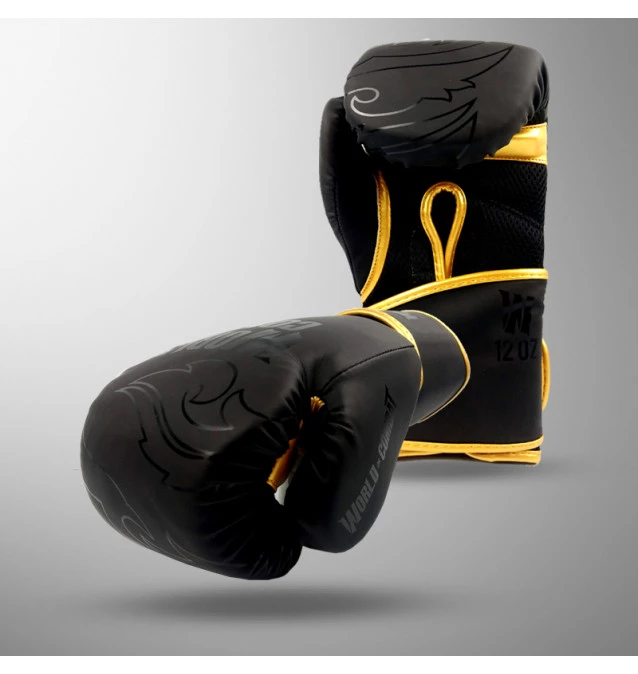 Luva World Combat Shock - Black Gold