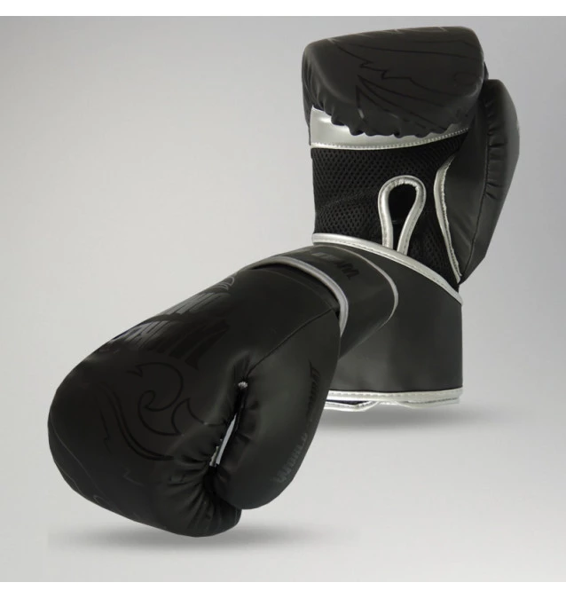 Luva World Combat Shock - Black Silver