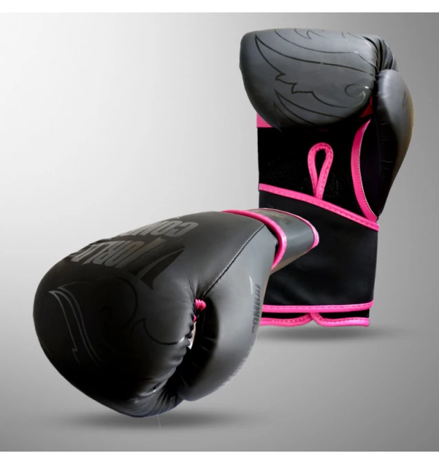 Luva World Combat Shock - Black Pink