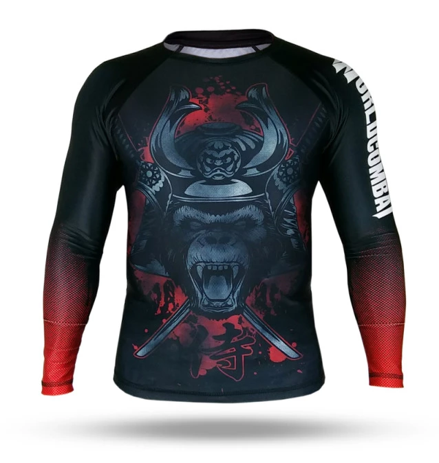Rash Guard World Combat Monkey Samurai