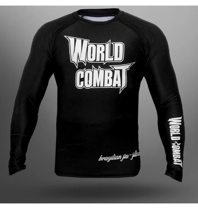 Rash Guard World Combat Jiu-Jitsu - Preto