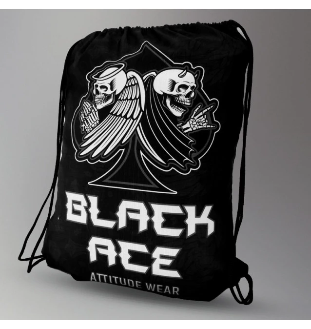 Mochila Black Ace Heaven & Hell - Preto