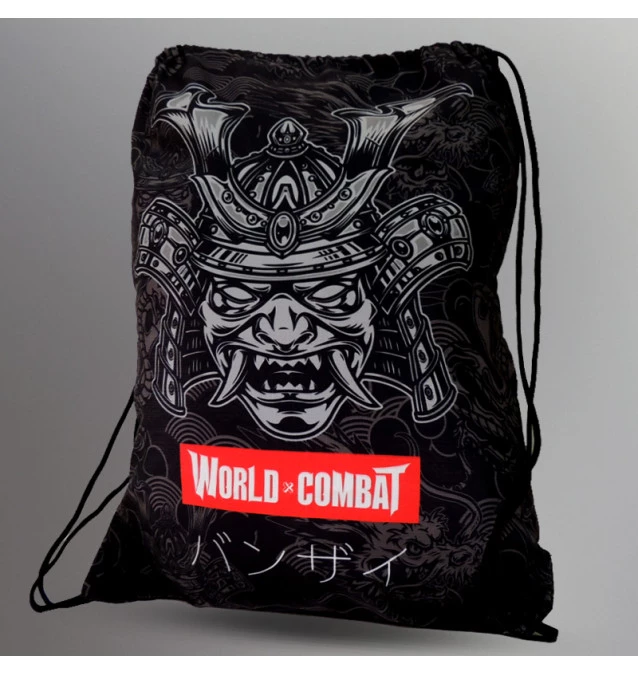 Mochila World Combat Samurai Warrior - Preto