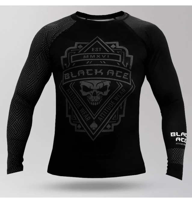 Rash Guard Black Ace Rage - Preto