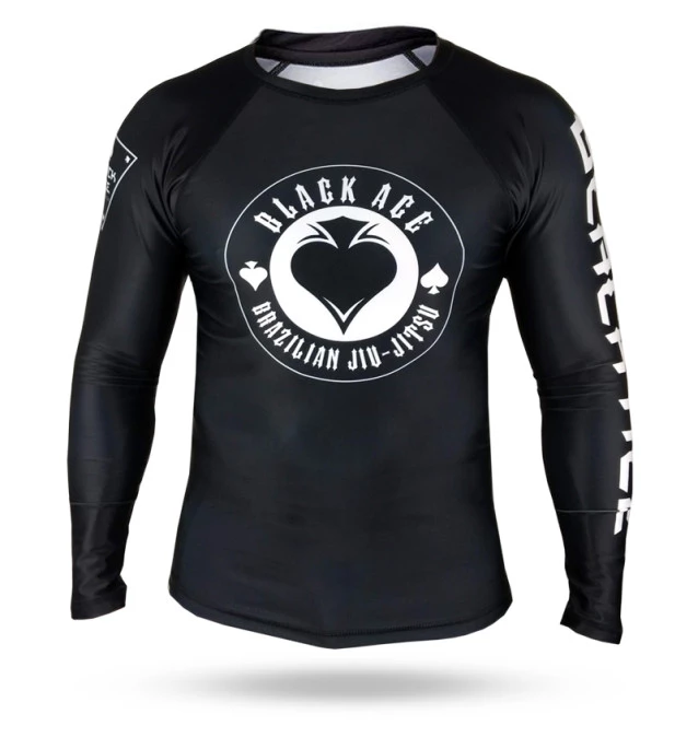 Rash Guard Black Ace Gambler - Preto