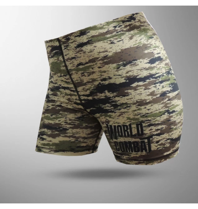 Short Compressão Feminino World Combat Brave - Camuflado