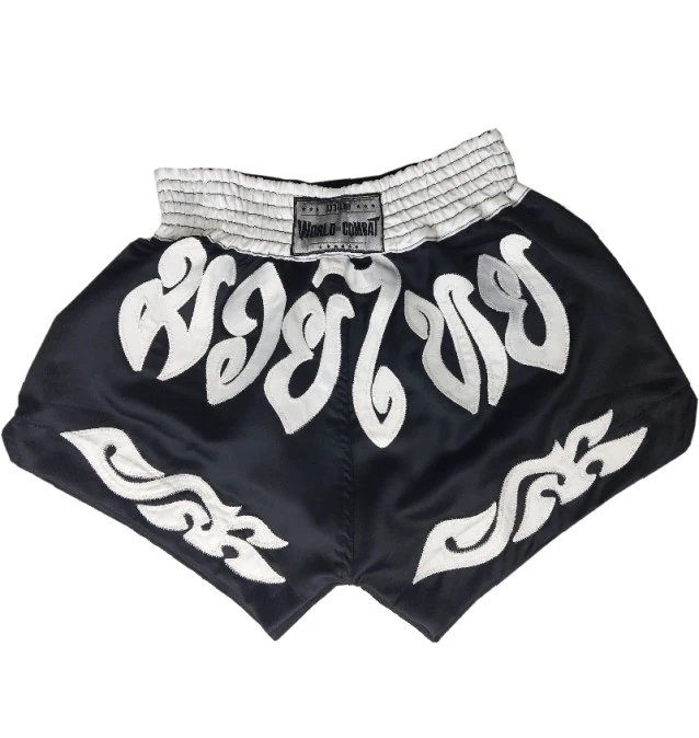 Short Muay Thai World Combat Thailand Style - Preto