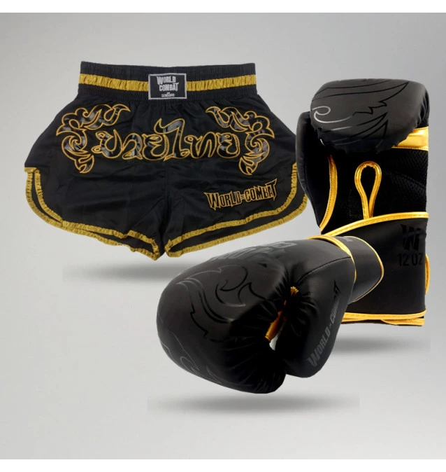 Kit Fight: Luva World Combat Shock + Short Muay Thai