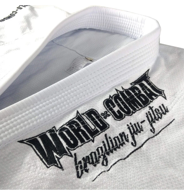 Jaleco (Wagui) World Combat BJJ - Branco