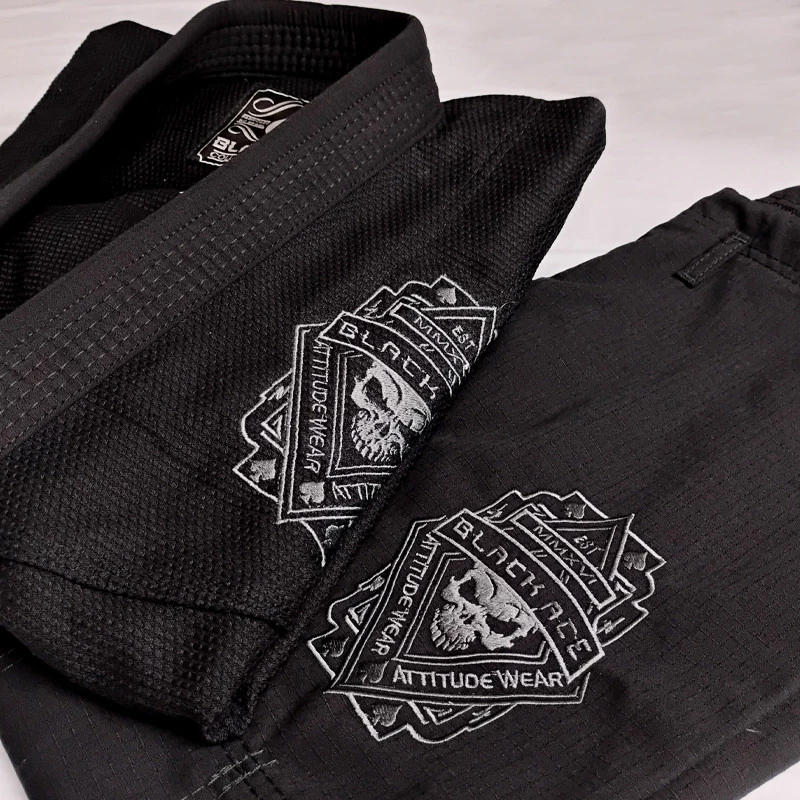Kimono Jiu-Jitsu Black Ace Rage