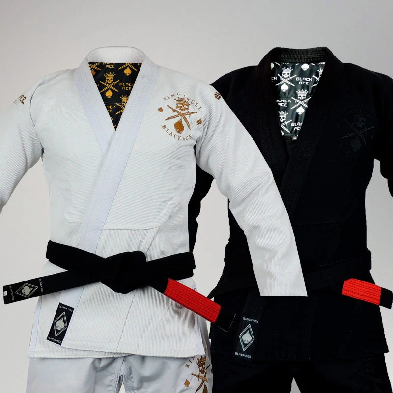 Kit Kimonos Black Ace King Skull