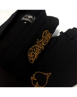 Kimono Black Ace Player - Preto e Dourado
