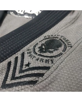 Kimono World Combat Ghost Army - Chumbo e Preto