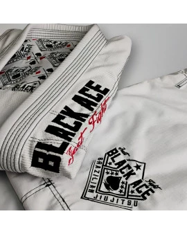 Kimono Black Ace Just Fight - Branco