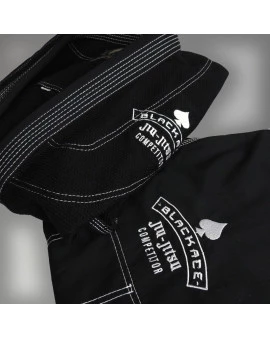 Kimono Black Ace Jiu-Jitsu Competitor - Preto