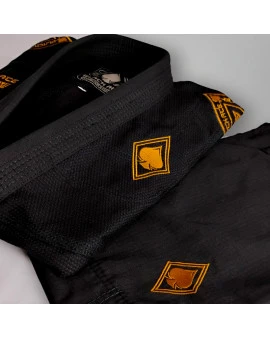 Kimono Black Ace BJJ is My Game - Preto e Dourado