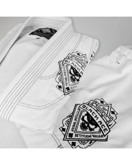Kimono Black Ace Rage - Branco