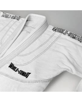 Kimono World Combat Jiu-Jitsu Shield - Branco