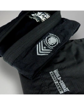 Kimono World Combat Ghost Army - Preto e Chumbo