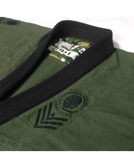 Kimono World Combat Ghost Army - Verde e Preto