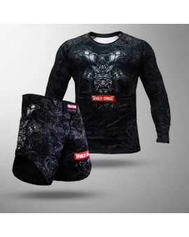 Kit: Rash Guard World Combat Samurai Warrior + Bermuda World Combat Samurai Warrior