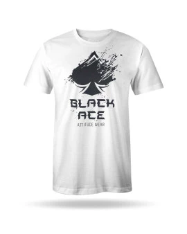 Camiseta Black Ace Explode - Branco