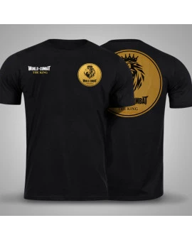 Camiseta World Combat The King - Preta