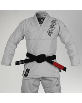Kimono Black Ace Player - Branco e Preto