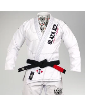 Kimono Black Ace Just Fight - Branco