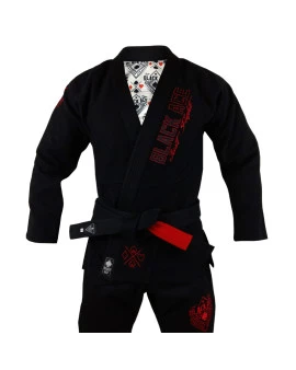 Kimono Black Ace Just Fight - Red Devil