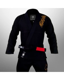 Kimono Black Ace Player - Preto e Dourado