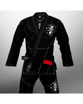 Kimono Black Ace King Skull - Preto