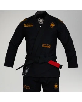 Kimono Black Ace BJJ is My Game - Preto e Dourado