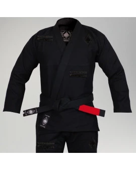Kimono Black Ace BJJ is My Game - Preto e Preto