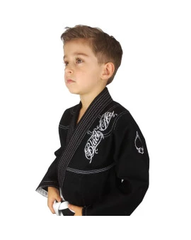 Kimono INFANTIL Trançado Black Ace Player - Preto