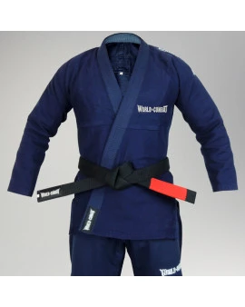 Kimono World Combat Jiu-Jitsu Shield - Azul Marinho
